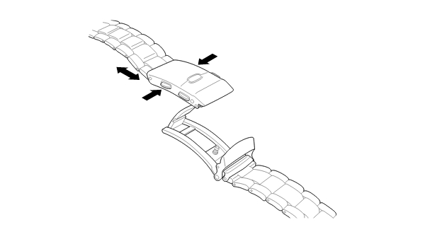 Clasps with adjustable fittings