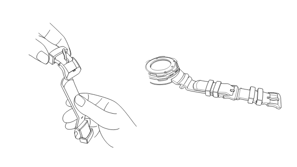 Extendable watch straps