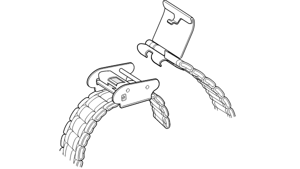 Sliding clasps