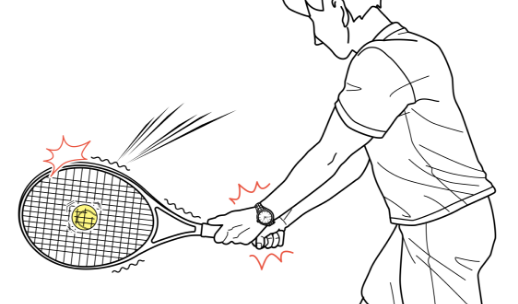 Sports impact illustration