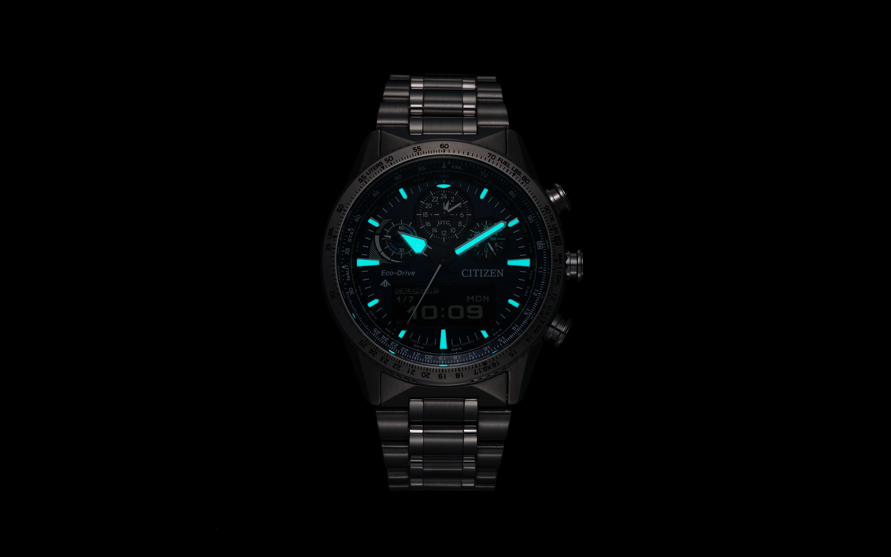 Eco-Drive COMBINATION WATCH