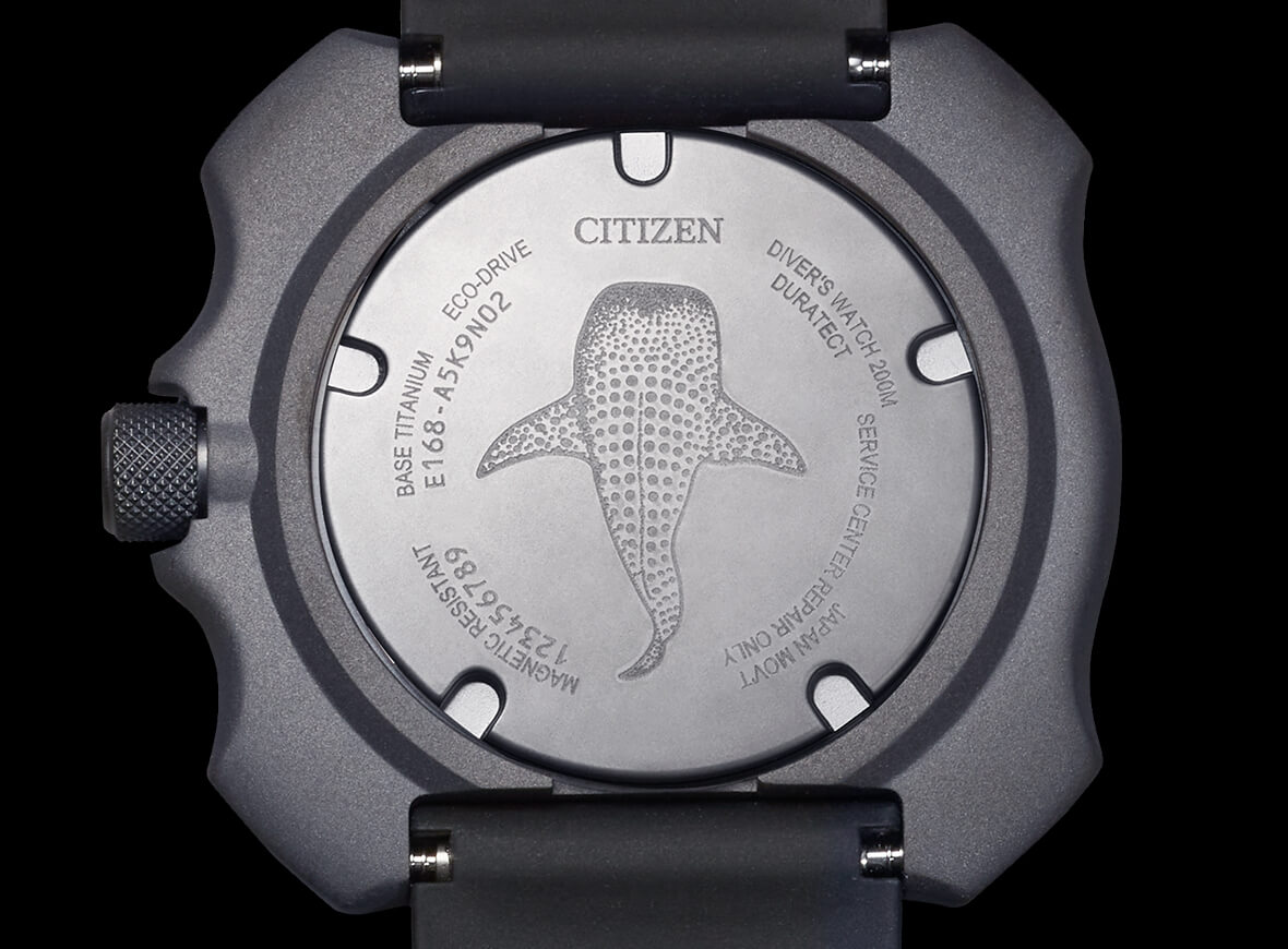 CITIZEN PROMASTER New light-powered Eco-Drive Diver 200m inspired by the  majestic, endangered whale shark