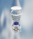 A multilayer dial structure